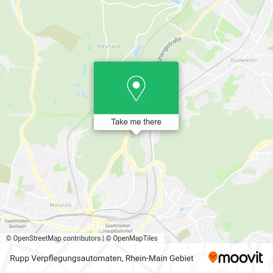 Карта Rupp Verpflegungsautomaten