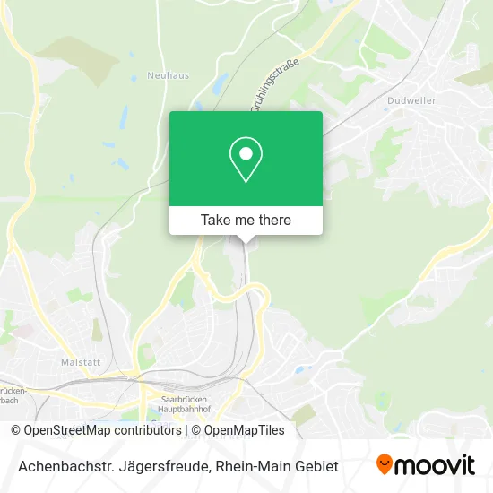 Карта Achenbachstr. Jägersfreude