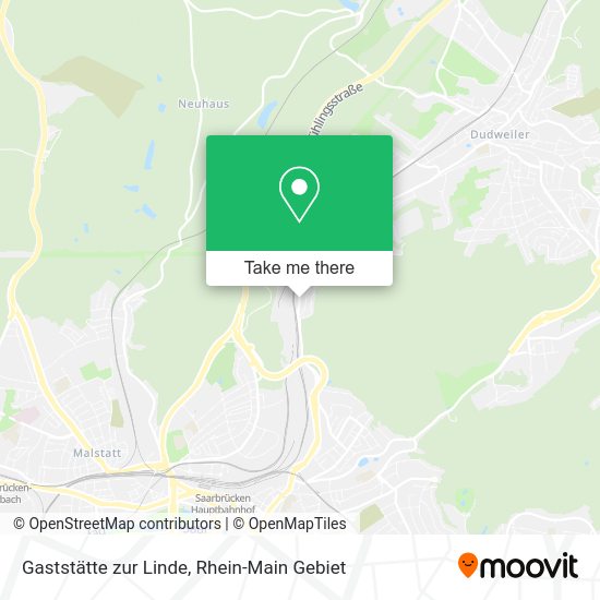 Карта Gaststätte zur Linde