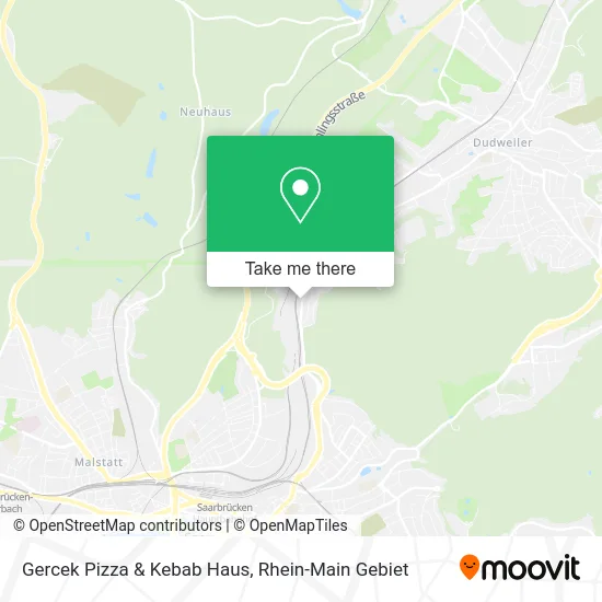 Карта Gercek Pizza & Kebab Haus