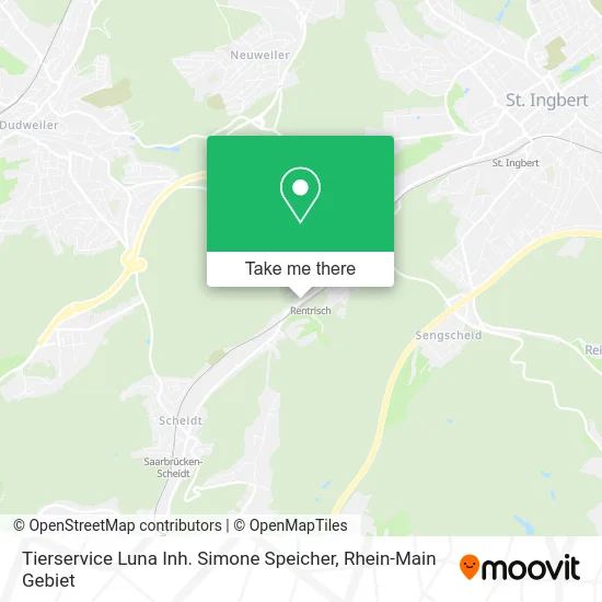 Карта Tierservice Luna Inh. Simone Speicher