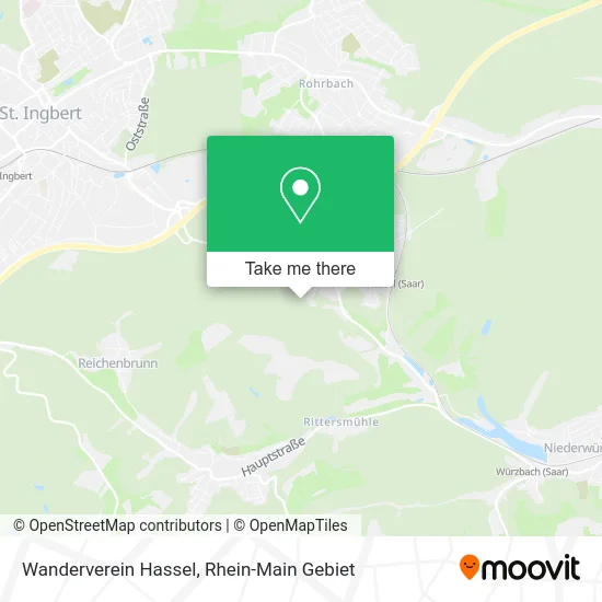 Карта Wanderverein Hassel