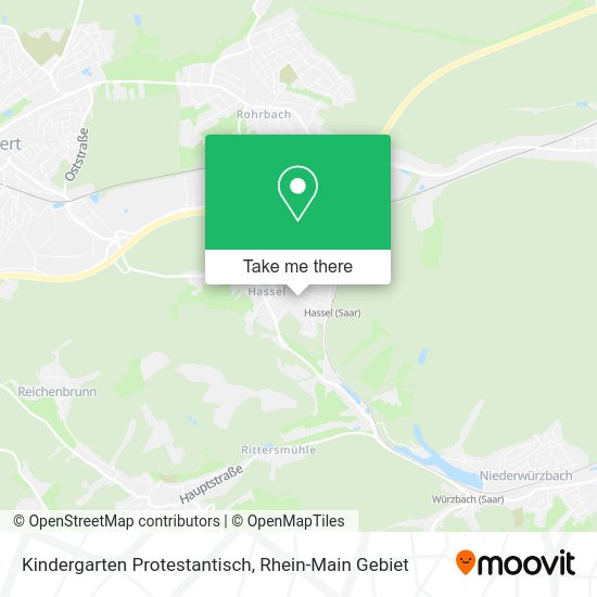 Карта Kindergarten Protestantisch