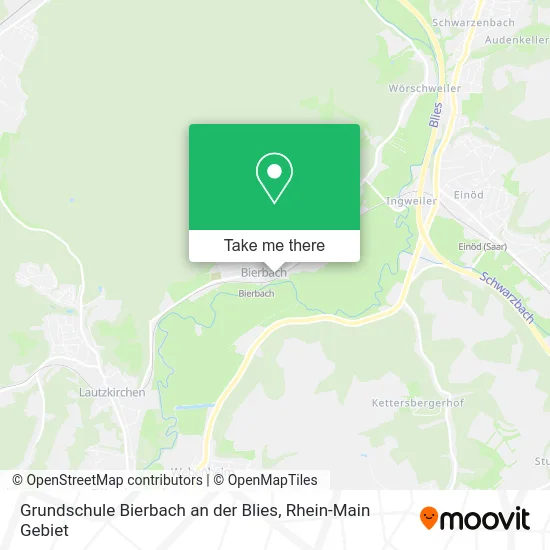 Карта Grundschule Bierbach an der Blies