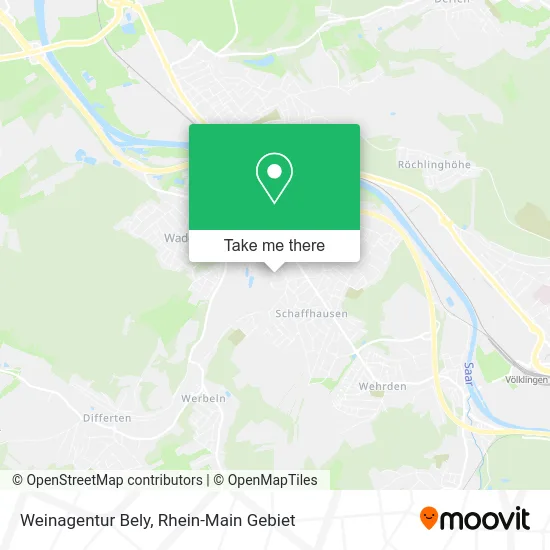 Карта Weinagentur Bely