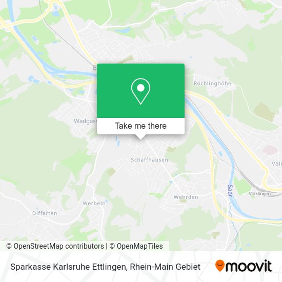 Карта Sparkasse Karlsruhe Ettlingen