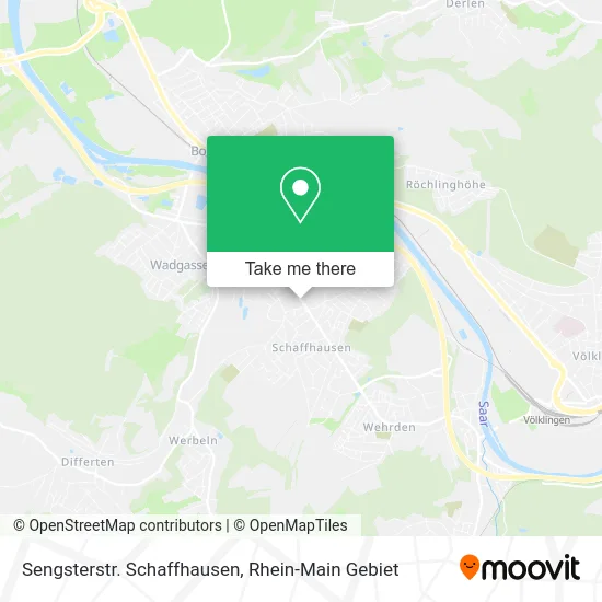 Карта Sengsterstr. Schaffhausen