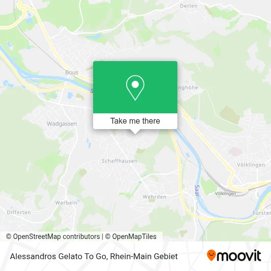 Alessandros Gelato To Go map