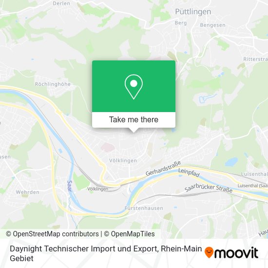 Карта Daynight Technischer Import und Export