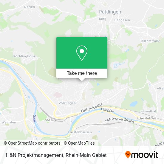 Карта H&N Projektmanagement
