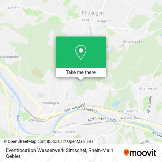 Карта Eventlocation Wasserwerk Simschel