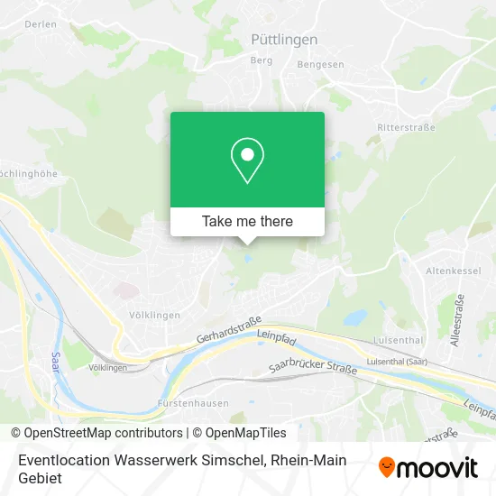 Карта Eventlocation Wasserwerk Simschel
