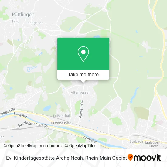 Карта Ev. Kindertagesstätte Arche Noah