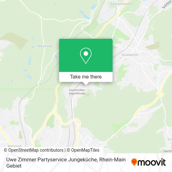 Карта Uwe Zimmer Partyservice Jungeküche