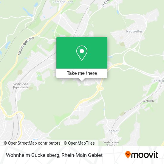 Карта Wohnheim Guckelsberg