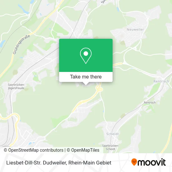 Карта Liesbet-Dill-Str. Dudweiler
