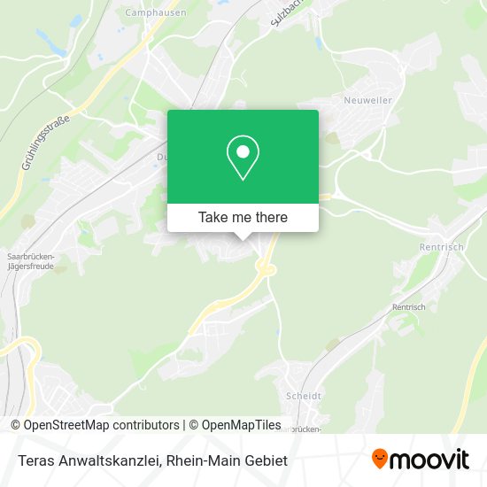 Карта Teras Anwaltskanzlei
