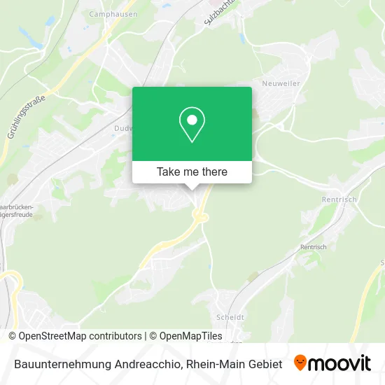 Карта Bauunternehmung Andreacchio