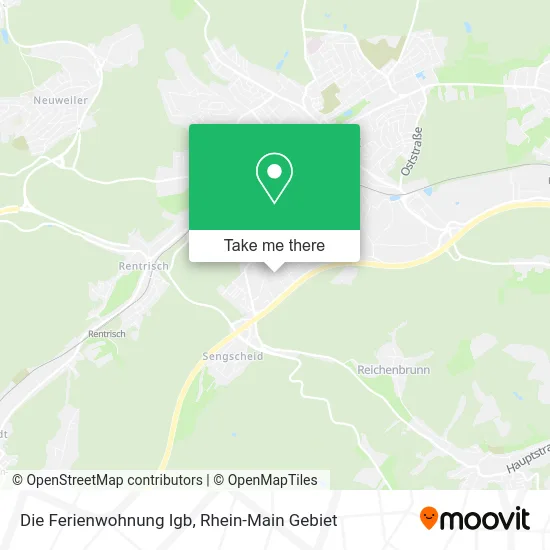 Карта Die Ferienwohnung Igb