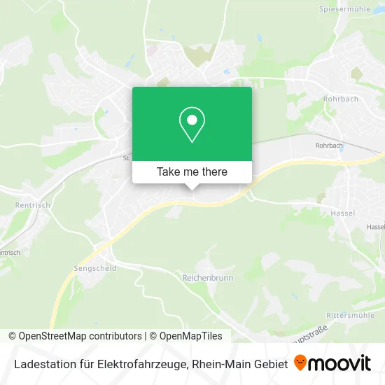 Карта Ladestation für Elektrofahrzeuge