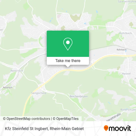 Карта Kfz Steinfeld St Ingbert