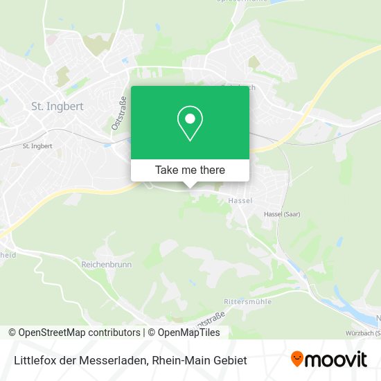 Карта Littlefox der Messerladen