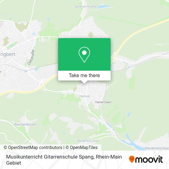 Карта Musikunterricht Gitarrenschule Spang