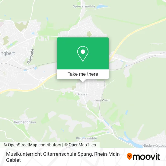 Musikunterricht Gitarrenschule Spang map