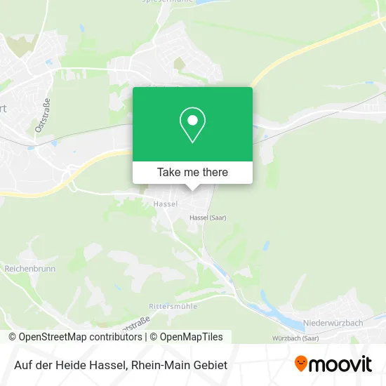 Карта Auf der Heide Hassel