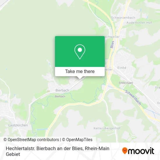 Карта Hechlertalstr. Bierbach an der Blies