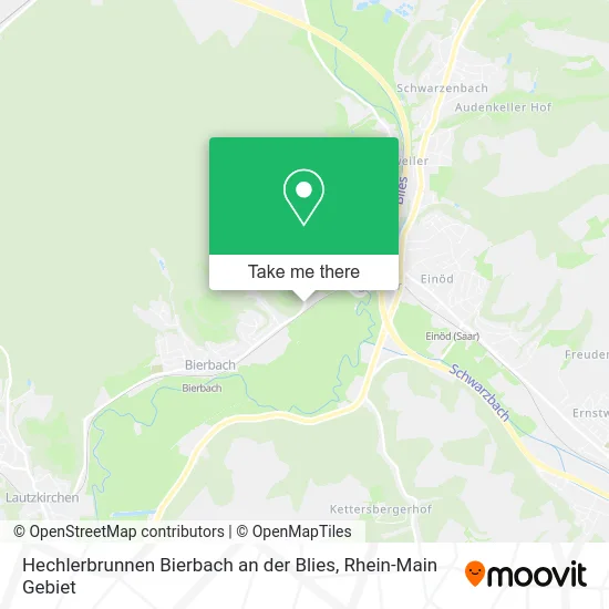 Карта Hechlerbrunnen Bierbach an der Blies