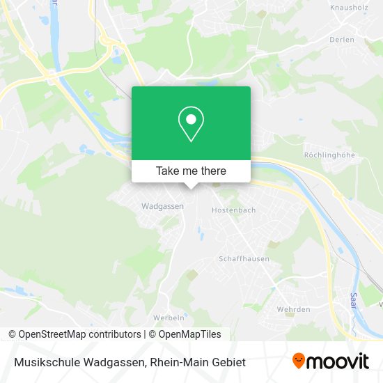 Карта Musikschule Wadgassen