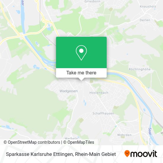 Карта Sparkasse Karlsruhe Ettlingen