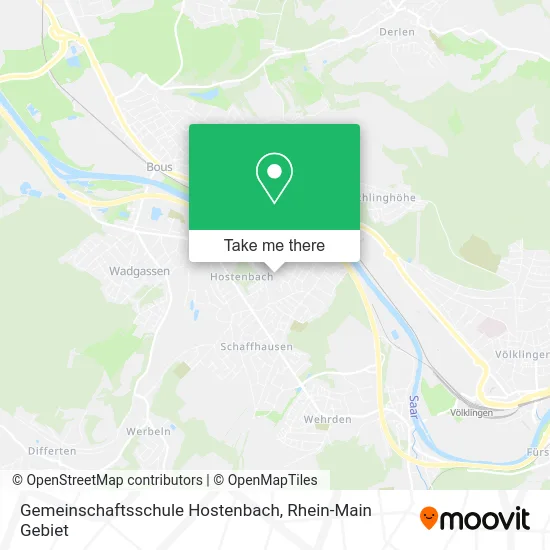 Карта Gemeinschaftsschule Hostenbach