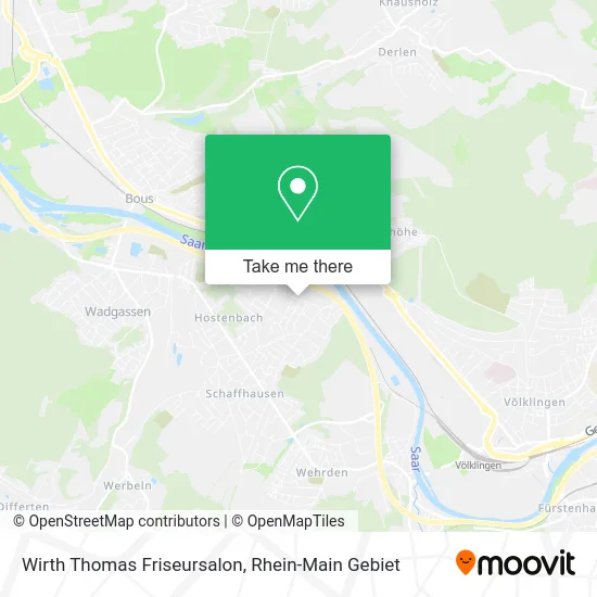 Карта Wirth Thomas Friseursalon