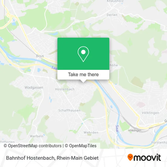 Карта Bahnhof Hostenbach