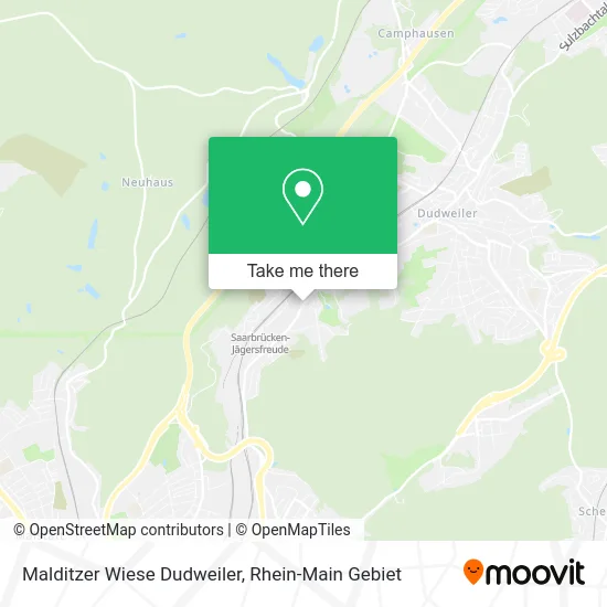 Карта Malditzer Wiese Dudweiler