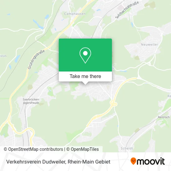 Карта Verkehrsverein Dudweiler