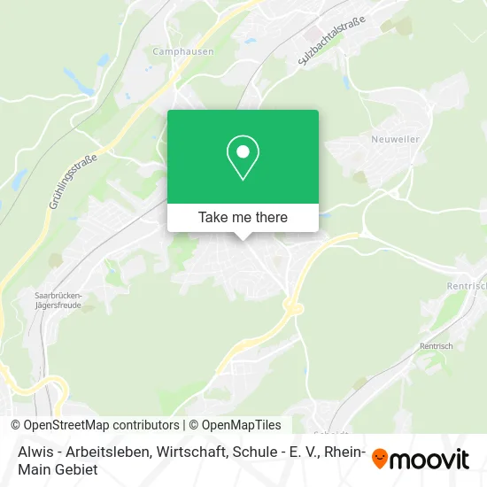 Карта Alwis - Arbeitsleben, Wirtschaft, Schule - E. V.
