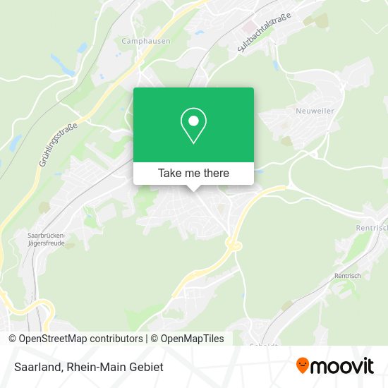 Карта Saarland
