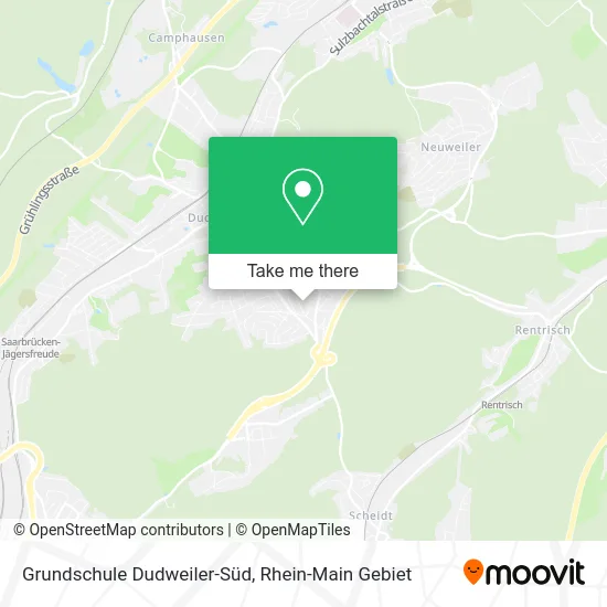Карта Grundschule Dudweiler-Süd