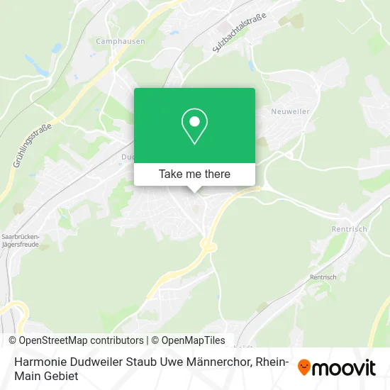 Карта Harmonie Dudweiler Staub Uwe Männerchor