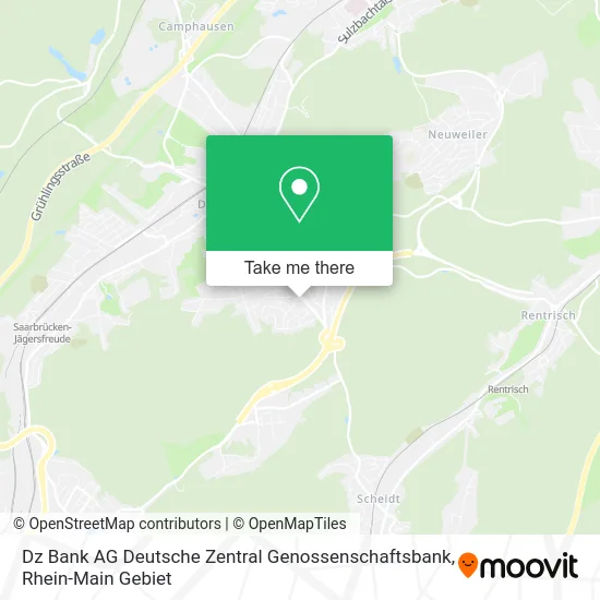 Карта Dz Bank AG Deutsche Zentral Genossenschaftsbank