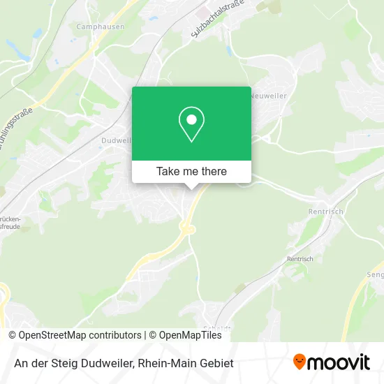 Карта An der Steig Dudweiler