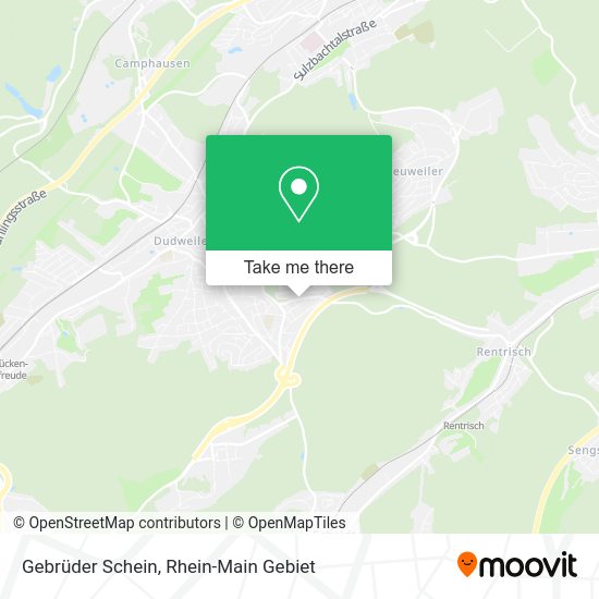 Карта Gebrüder Schein