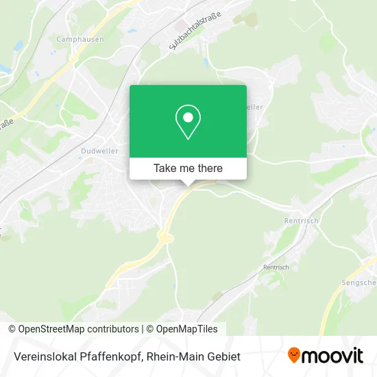 Карта Vereinslokal Pfaffenkopf