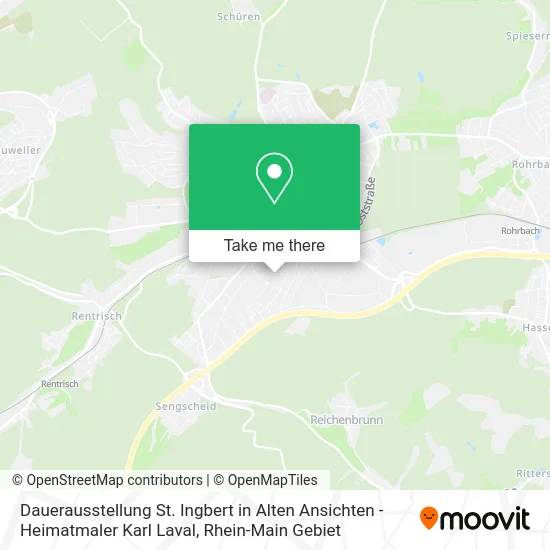 Карта Dauerausstellung St. Ingbert in Alten Ansichten - Heimatmaler Karl Laval