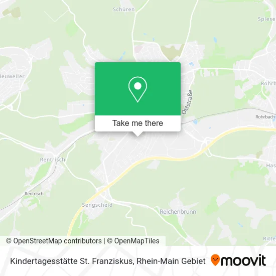 Карта Kindertagesstätte St. Franziskus