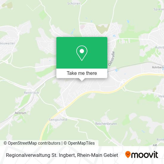 Карта Regionalverwaltung St. Ingbert