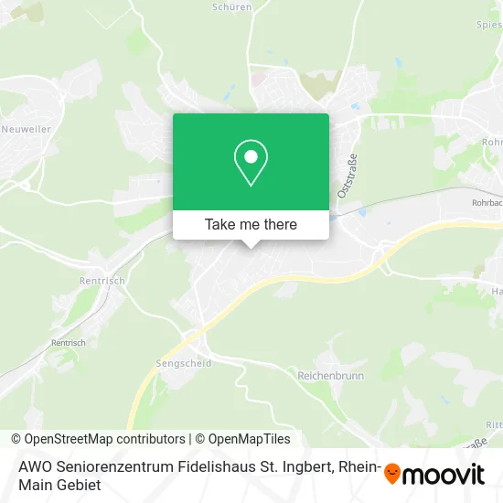 Карта AWO Seniorenzentrum Fidelishaus St. Ingbert